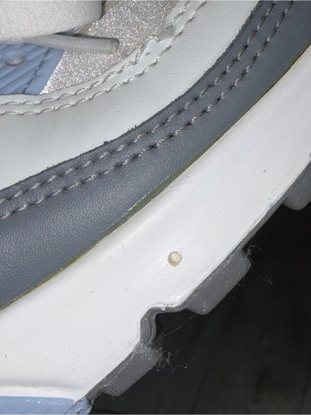 Nike Women’s Air Max Sneakers in White, Light Blue & Gray